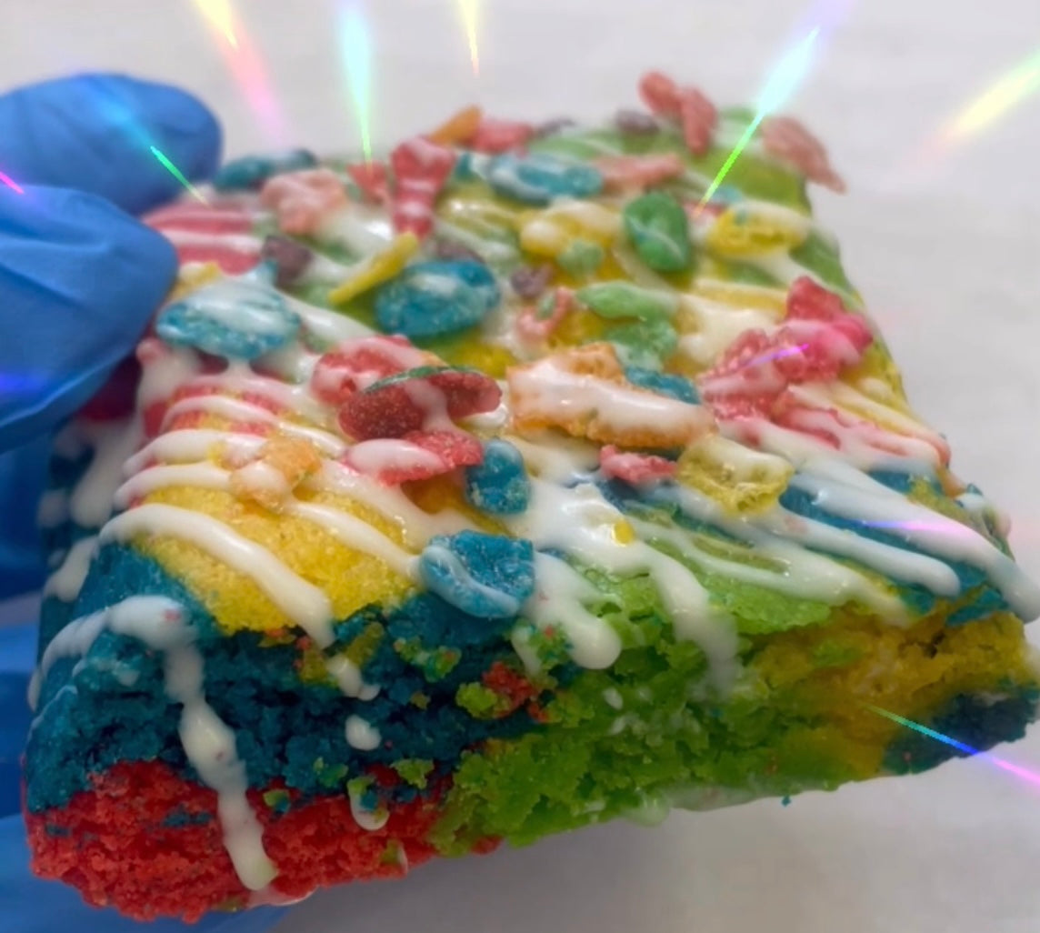 Fruity Pebble Brownie
